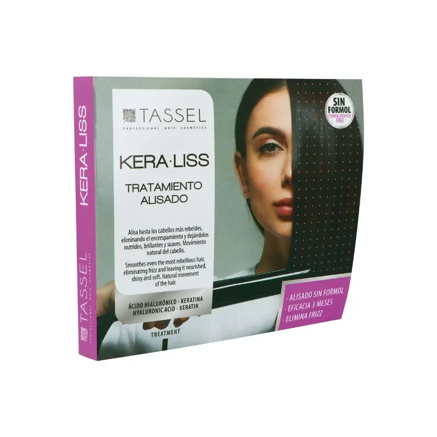 [1091] Tratamiento alisado Keratina y Ácido Hialuronico Tassel 1ud
