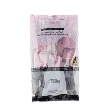 [276] Cera caliente Pollié baja fusión rosa premium 1.000g