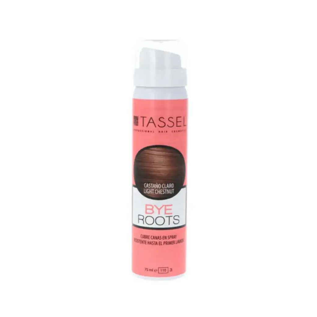 [266] Cubre canas en spray castaño claro Tassel 75ml