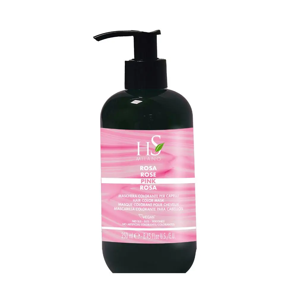 Mascarilla capilar de color Rosa HS Milano 250ml