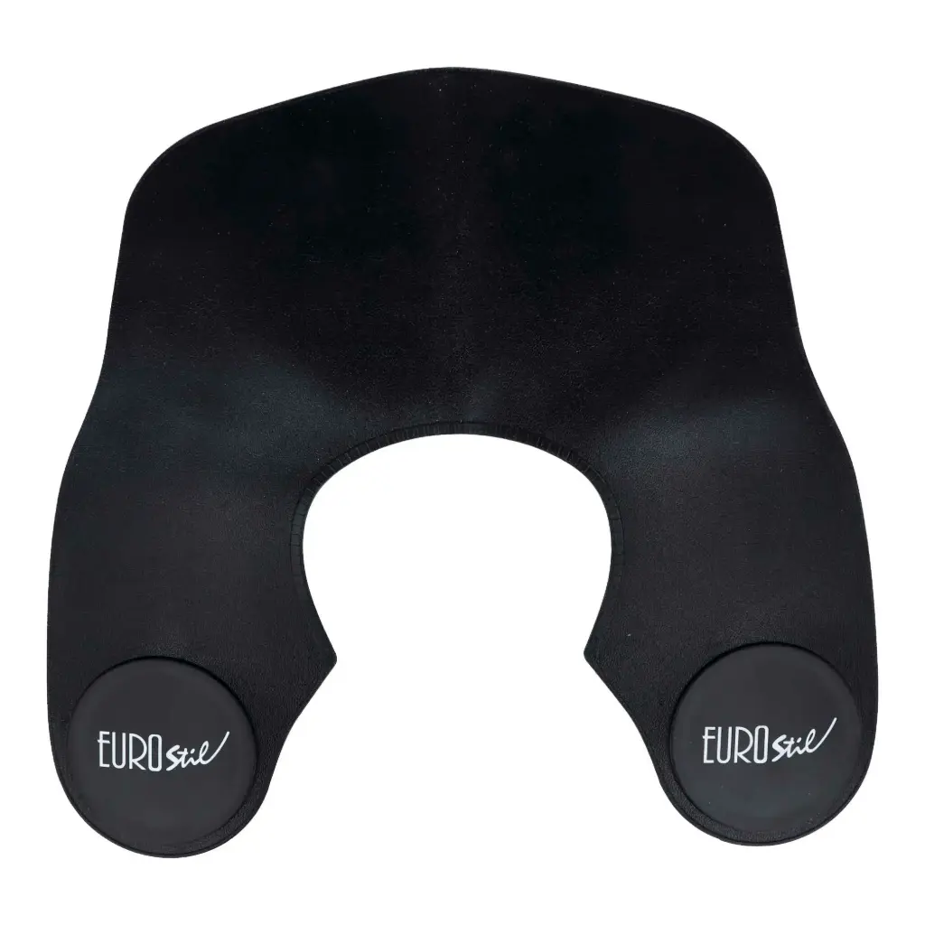 [1771] Peinador de silicona con pesos negro 40x40cm