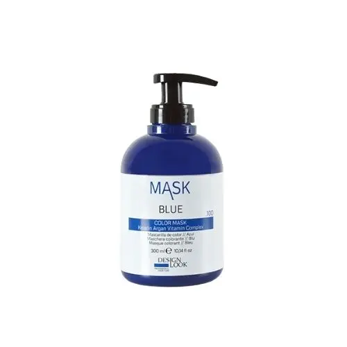 Mascarilla capilar color azul con Keratina y Argán 300ml