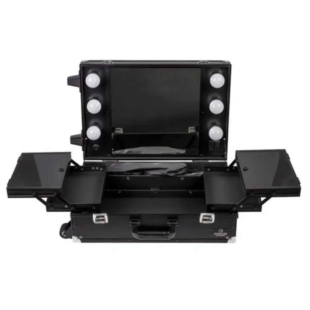 [1586] Maletín Tocador de maquillaje con patas y luces