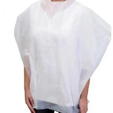 Capas desechables 84x110cm color blanco 50 unidades