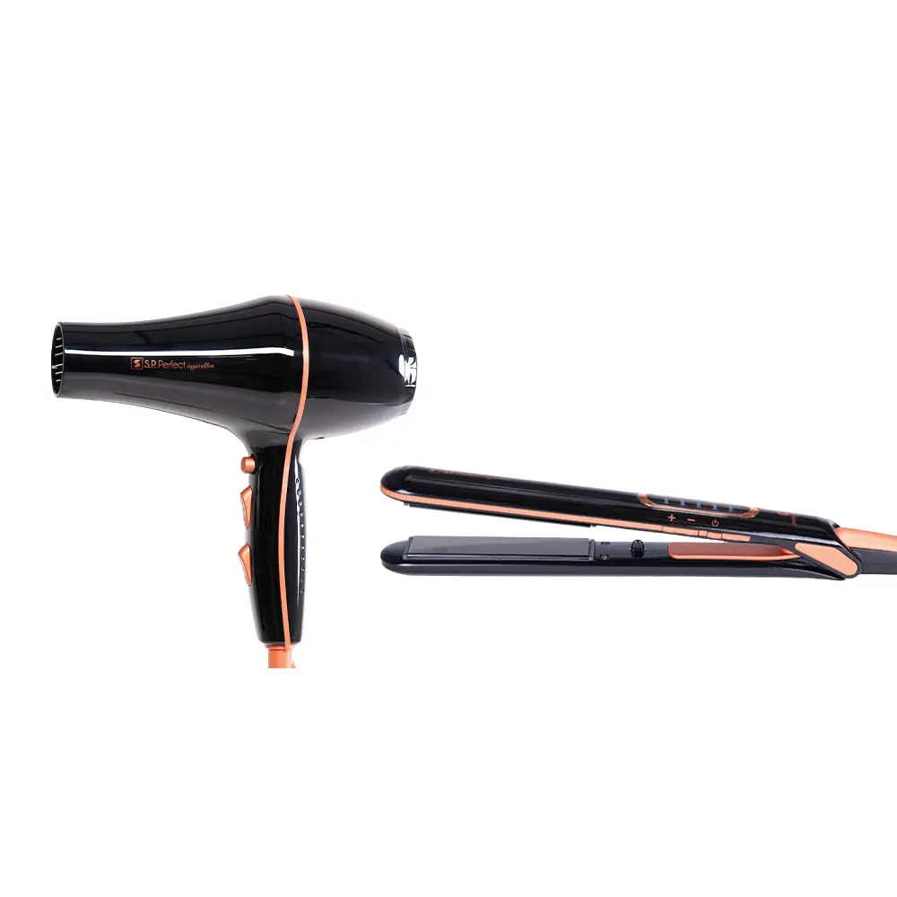 [2032] Secador + Plancha SP Perfect Cooper Edition pack