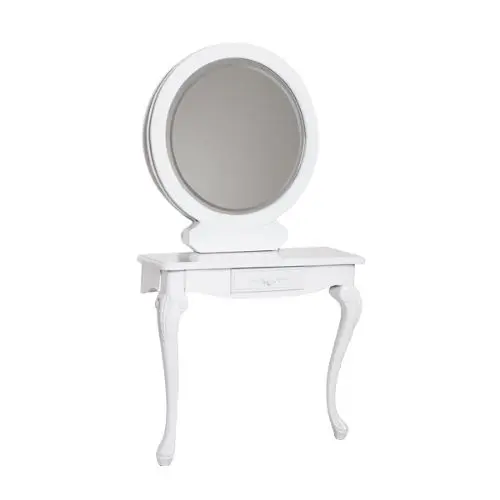 [1354] Tocador de maquillaje y estética con luz blanco