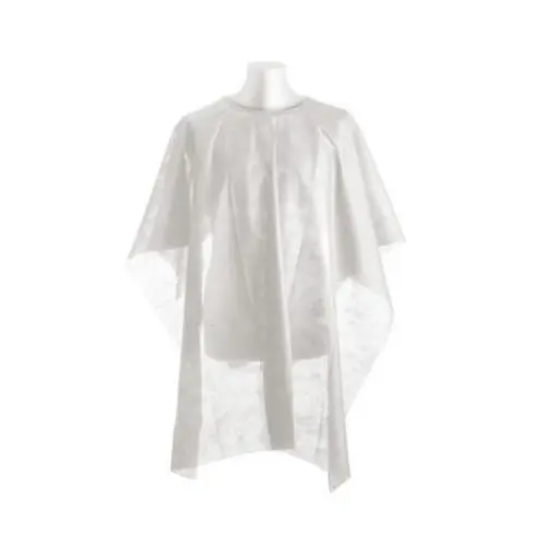 Capas desechables TNT 100x115cm rollo 80 ud blanca