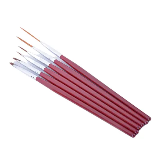 [519] Pinceles para decoración uñas Stella kit 6 unidades