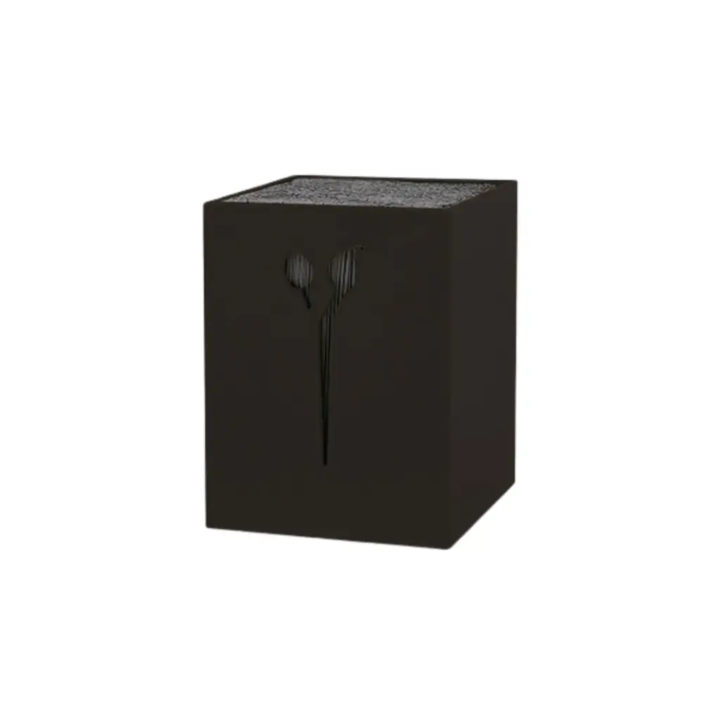 [891] Soporte sobremesa para tijeras Peluquería negro