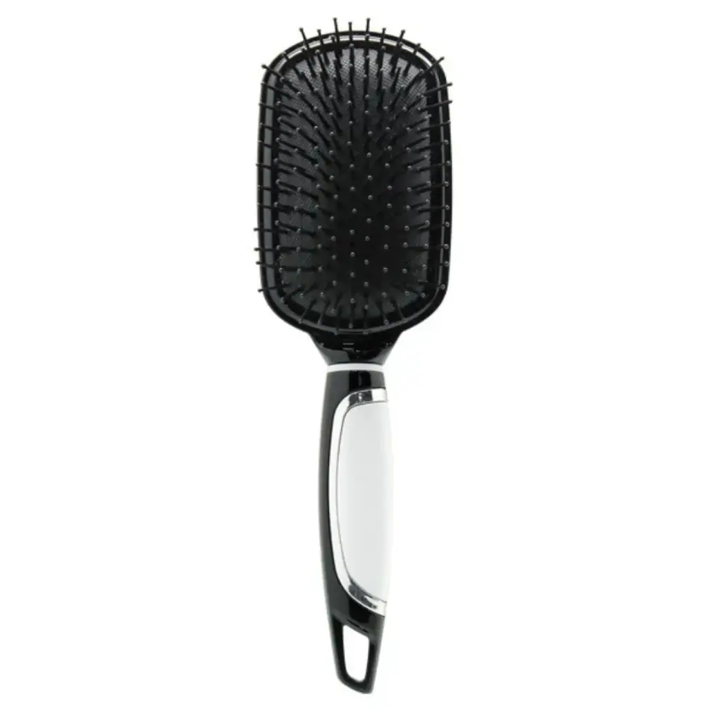 Cepillo neumático Raqueta blanco y negro púas bola