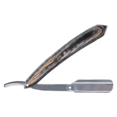 Navaja de Afeitar Bifull con mango madera negro