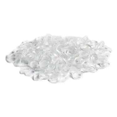 Goma Elástica transparente 15mm caja 300 unidades