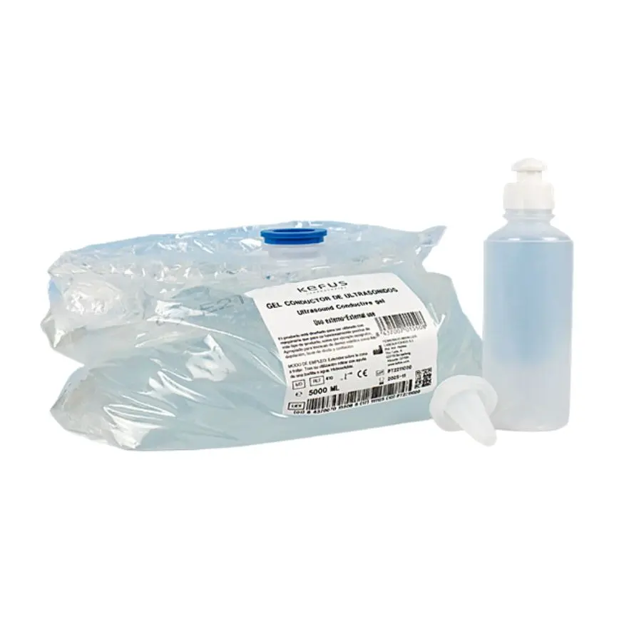 Gel conductor bolsa 5.000ml + botella y cánula