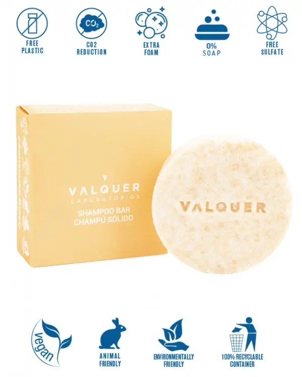 Champú sólido uso familiar Valquer Sunset 50g