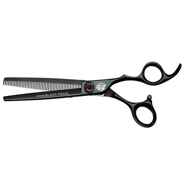 [938] Tijera Esculpir Captain Cook 7" Black Pearl estuche