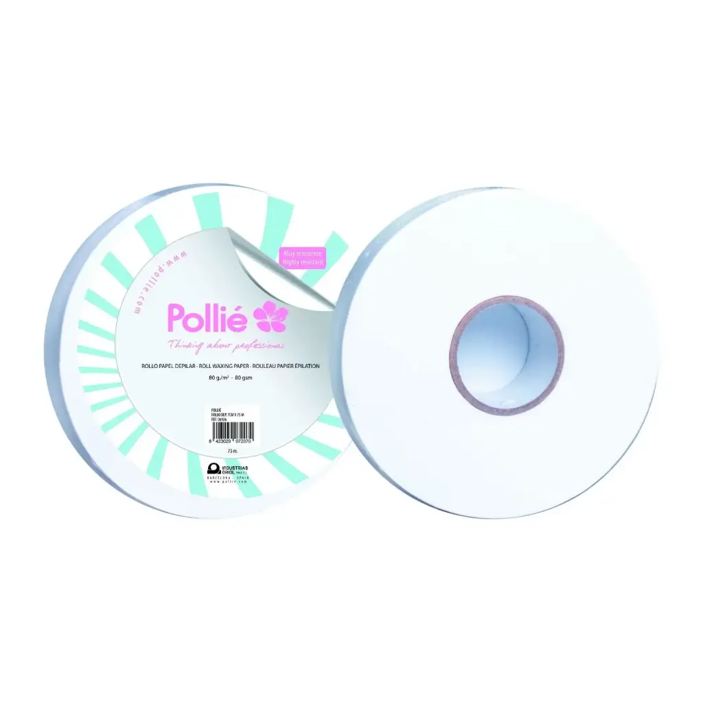[1734] Papel depilar 80 g/m2 de ancho 7cm x rollo 75m
