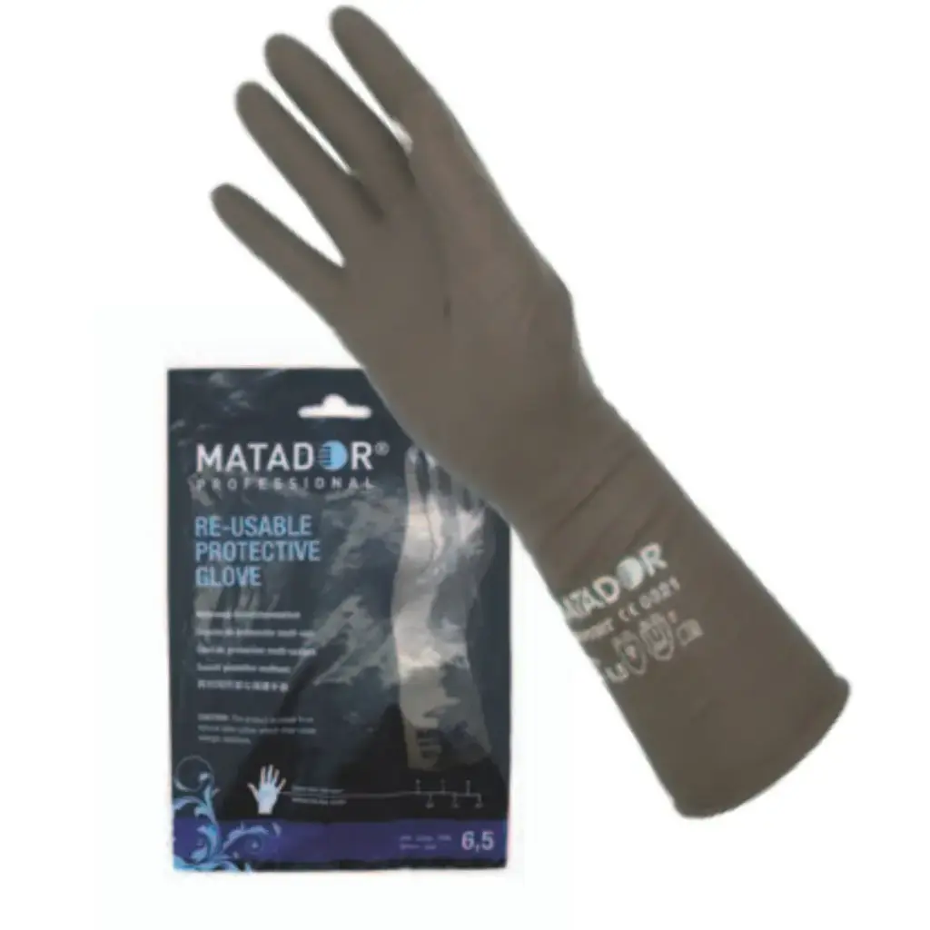 Guantes extralargos látex reutiliza Matador 7