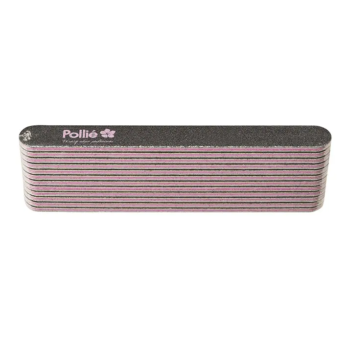 [691] Limas negras rectas 80/80 acolchada pack 12 unidades