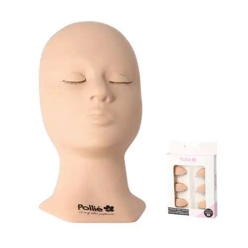 [1102] Maniquí de prácticas pestañas