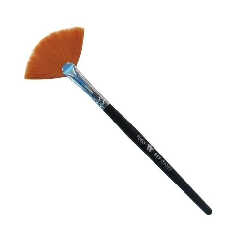 [509] Pincel abanico con pelo sintético grande
