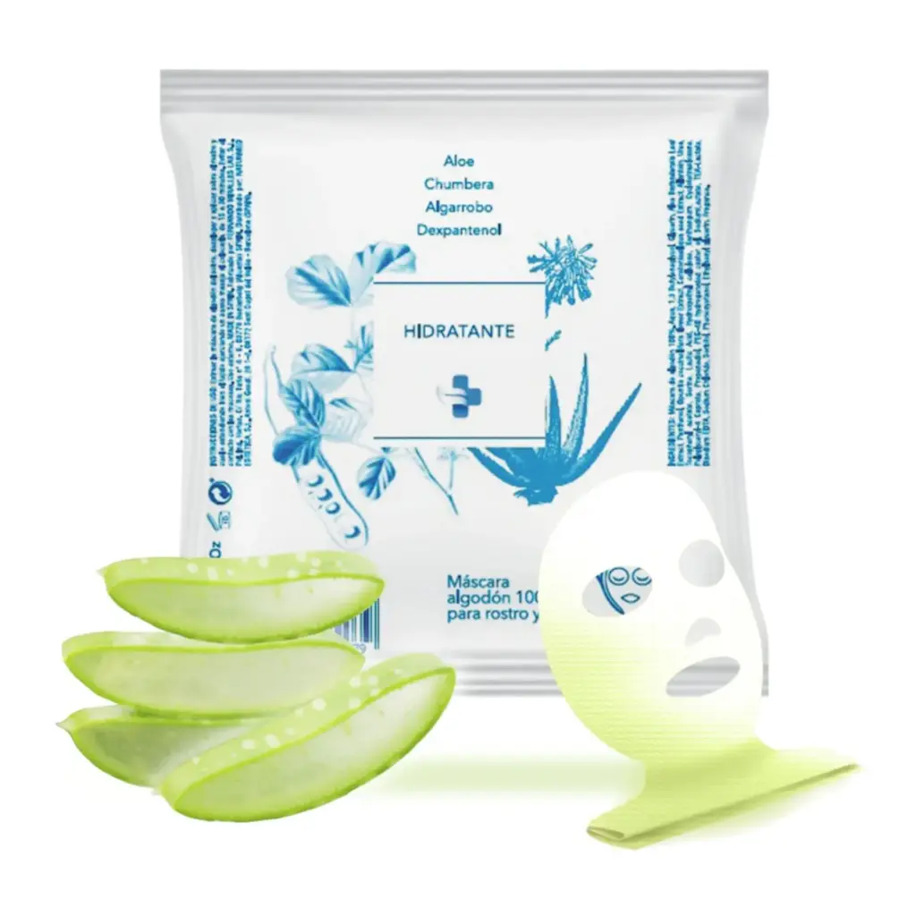 [1663] Mascarilla facial hidratante con Aloe Vera