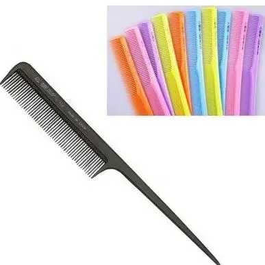 [1942] Peine Púa Nylon Eurostil de 20.5cm colores