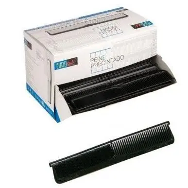 Dispensador Peines Eurostil un solo uso caja 100 unidades color negro