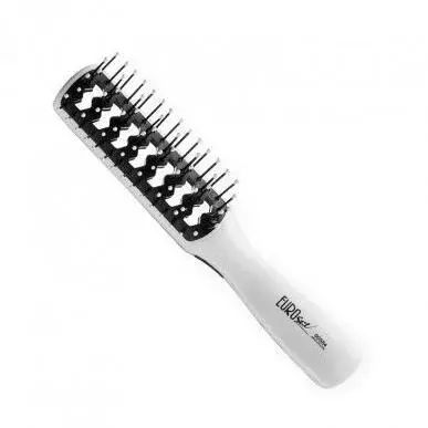 Cepillo Esqueleto Eurostil antiestático blanco y negro