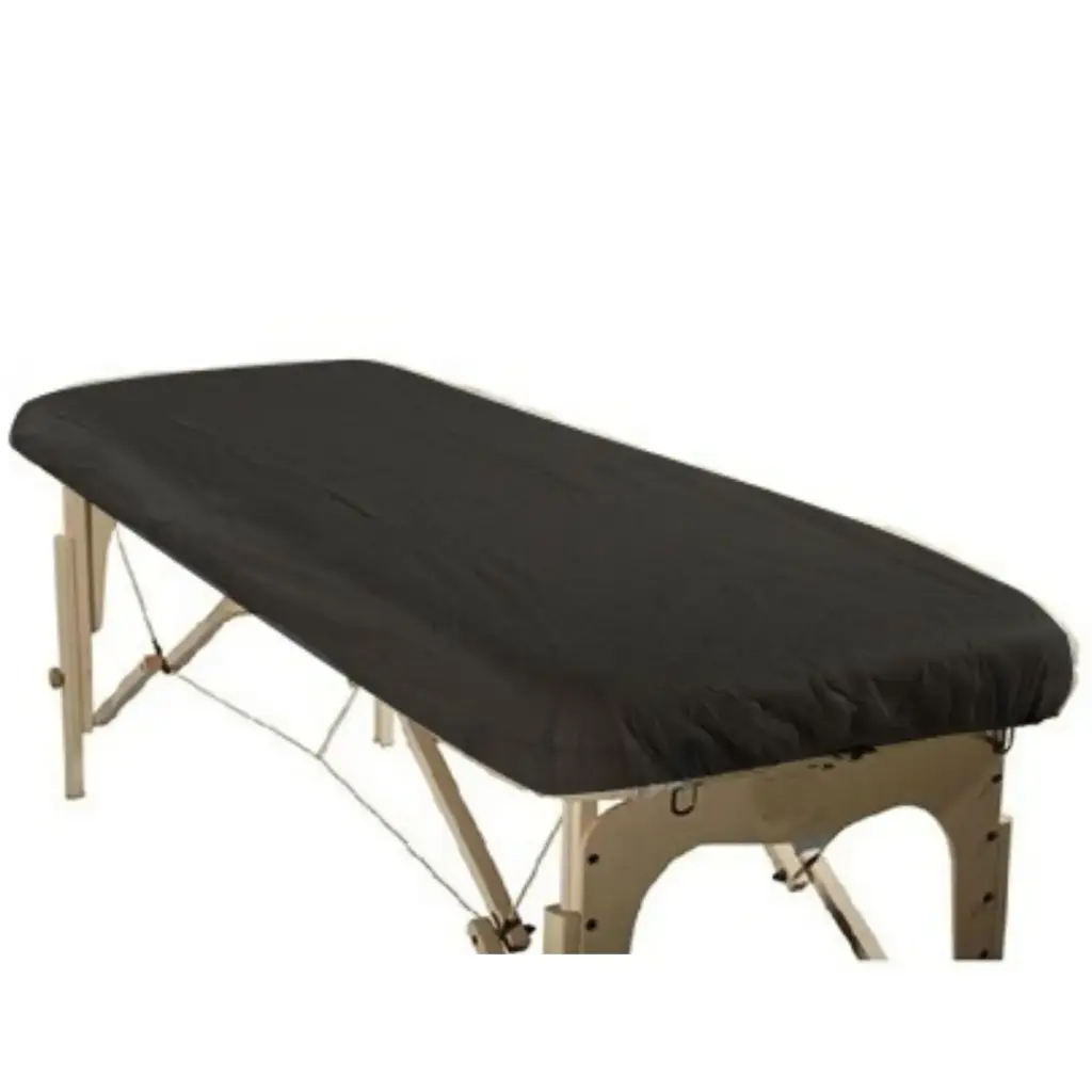 [1326] Funda camilla TST ajustable 95x220 cm negra embolsado individual