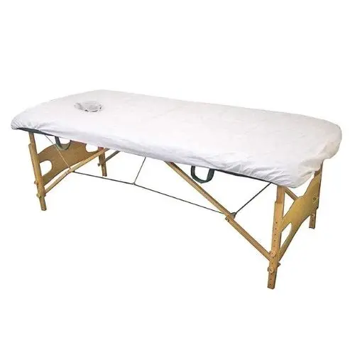 [1308] Funda camilla SMS agujero facial 80x210cm pack 10 unidades