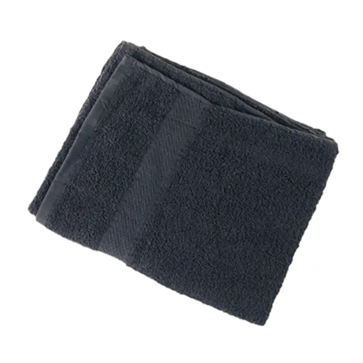 [1008] Toalla algodón 100% color negro de 50x90cm