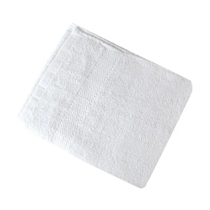 [1009] Toalla algodón 100% color blanco de 40x80cm