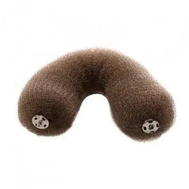 [1839] Relleno Moño Eurostil castaño claro con corchetes