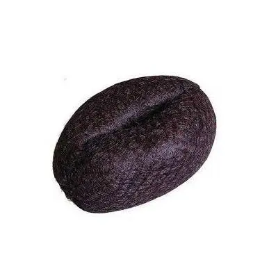 Relleno Moño Eurostil grande tono castaño