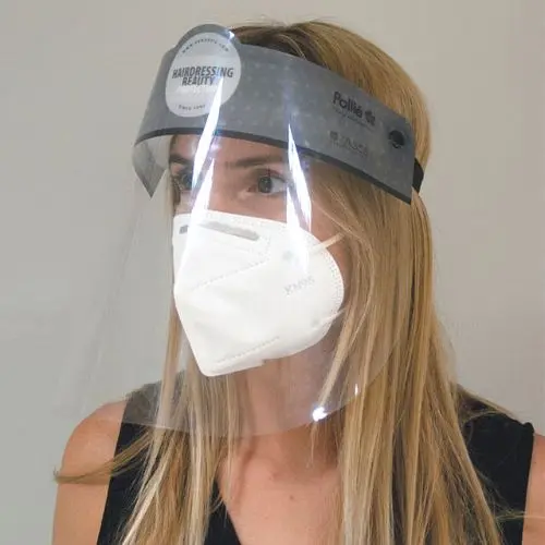 [1157] Pantalla protectora facial con ajuste elástico