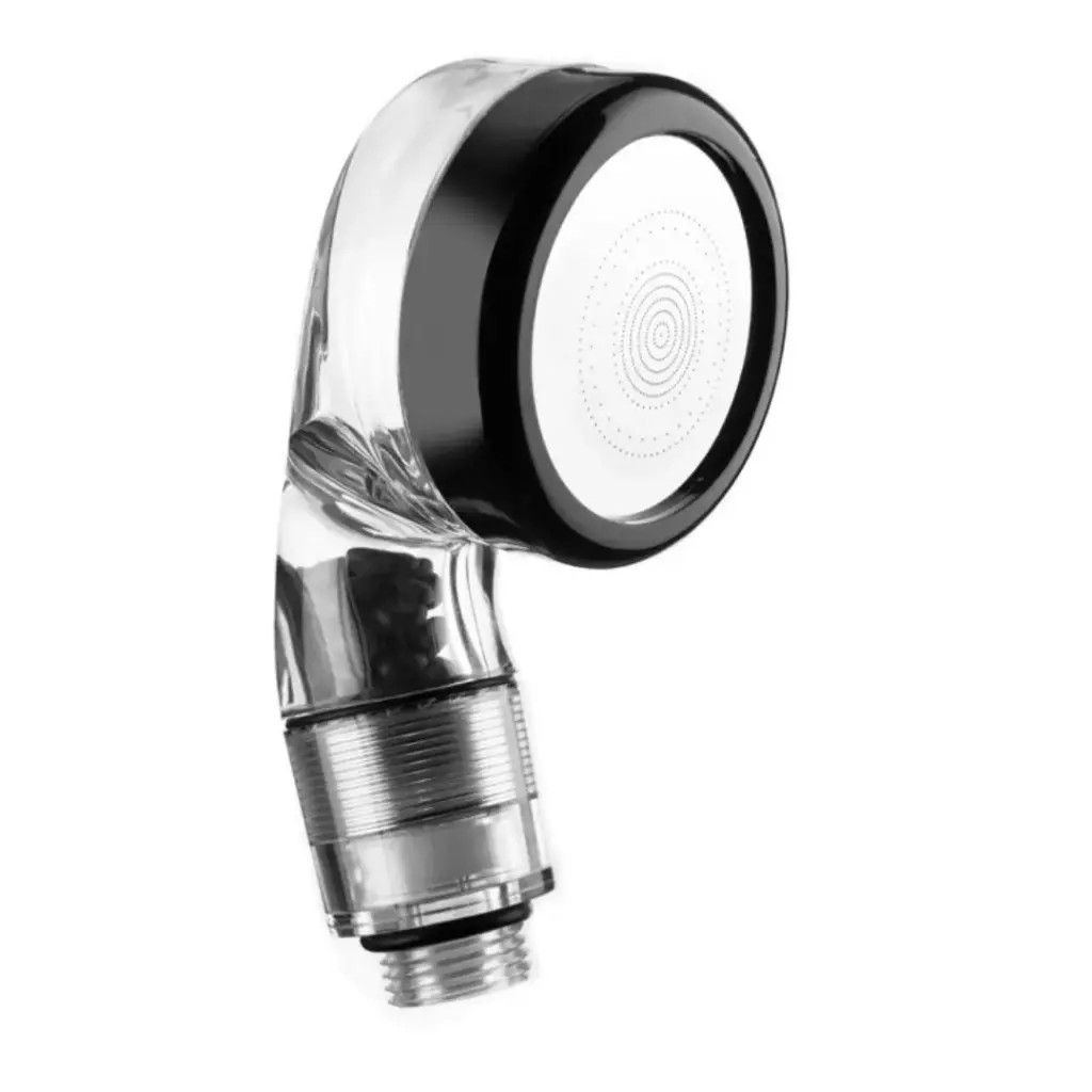 [1552] Cabezal iónico de ducha transparente