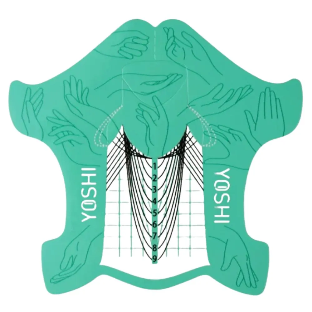 Plantillas para extensiones de uñas Yoshi 400 unidades