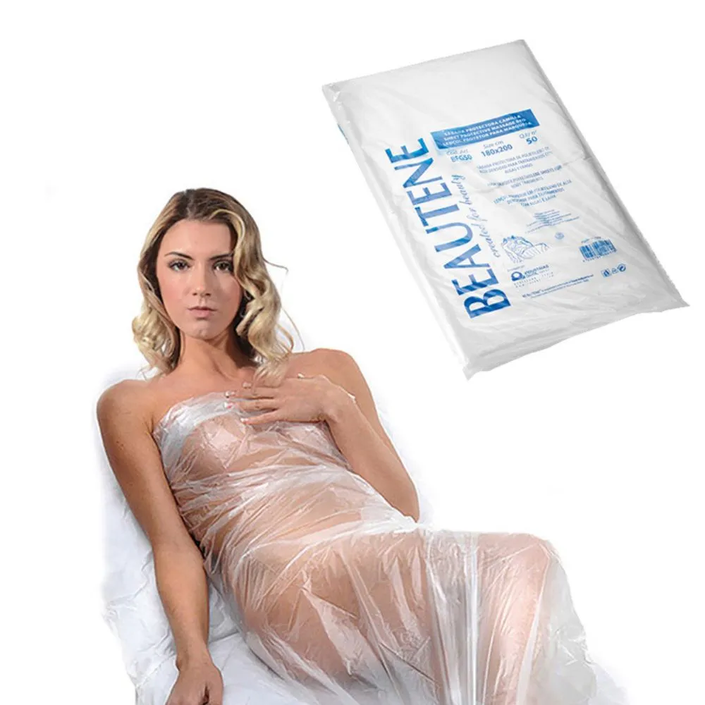 Sábana de polietileno 180x200cm de alta densidad 50 unidades